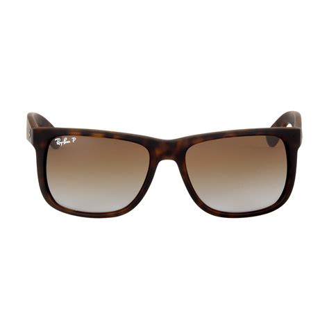 Ray Ban Justin Classic Nylon Frame Brown Lens Sunglasses RB4165 ...