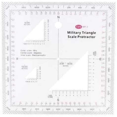 Escala De Mapa Topográfico 6 Piezas | Cuotas sin interés