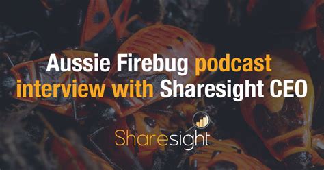 Aussie Firebug podcast interview with Sharesight CEO | Sharesight Blog