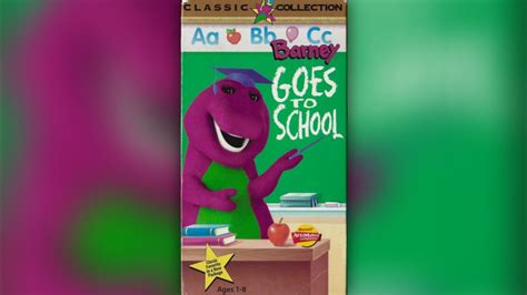 Barney Goes to School (1990) - 1996 VHS - YouTube