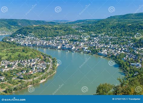 Boppard,Rhine River,Germany Stock Image - Image of boppard, vacation: 37531125