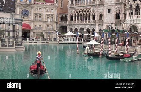 Gondola ride at the Venetian hotel and casino Las Vegas 4k Stock Video Footage - Alamy