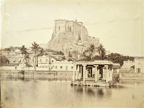 Antique Photo Tiruchirappalli Rock-Fort 1870 - Past-India