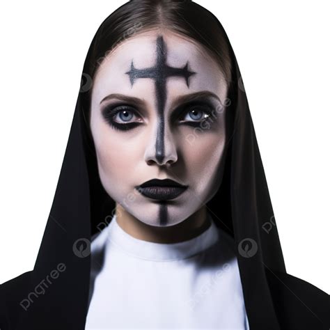 Halloween The Nun, Makeup Based On The Movie The Nun Made By A ...