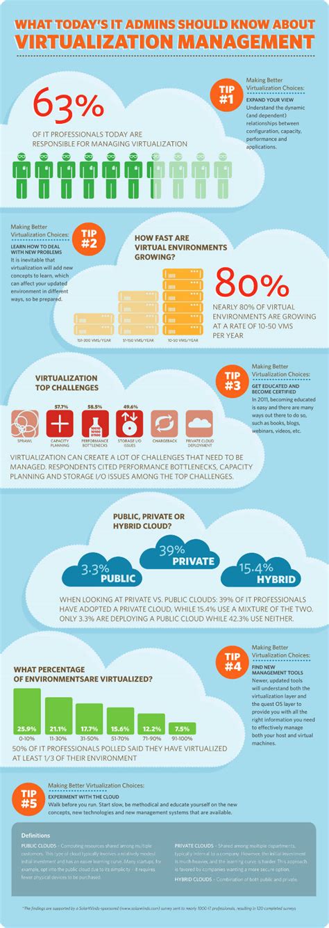 Cloud Computing Infographic: Virtualization Management | The Cloud Infographic