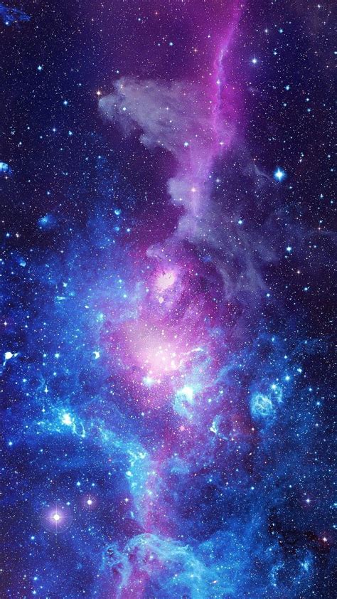 Galaxy Space iPhone Background Kecbio, Galaxy Blue Aesthetic HD phone ...