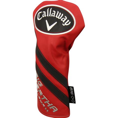 Used Callaway Big Bertha Alpha 816 Double Black Diamond Driver Red / Black / White Headcover ...