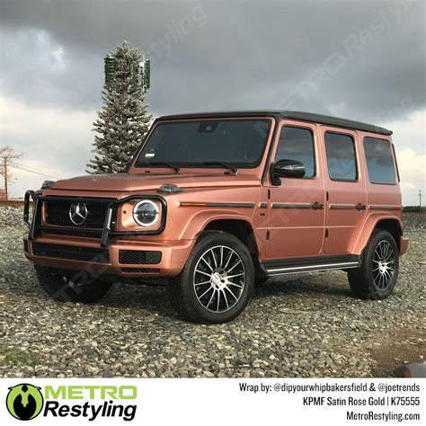 KPMF K75500 Metro Satin Rose Gold Vinyl Wrap | K75555 | Rose gold car ...