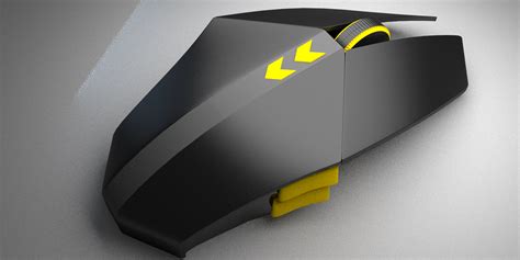 DPFR Futuristic Computer Mouse 3D Model .obj .blend - CGTrader.com