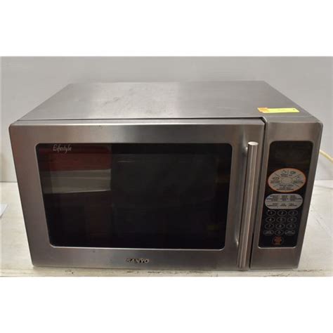 SANYO STAINLESS STEEL MICROWAVE