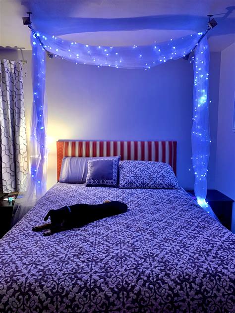 25+ Canopy Bed Bedrooms With Fairy Lights, Untuk Mempercantik Ruangan