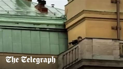 Prague shooting video captures attempt to distract gunman by shouting ...