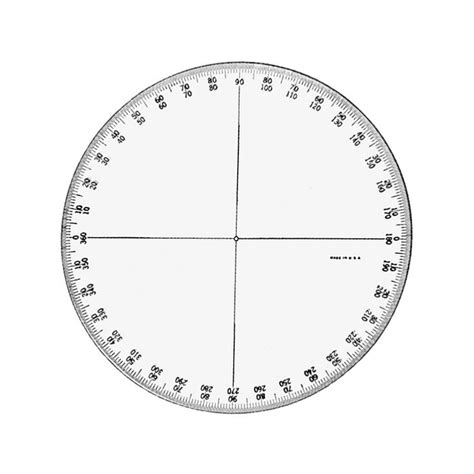 Circular Protractor | Protractor, Circular, Protractors