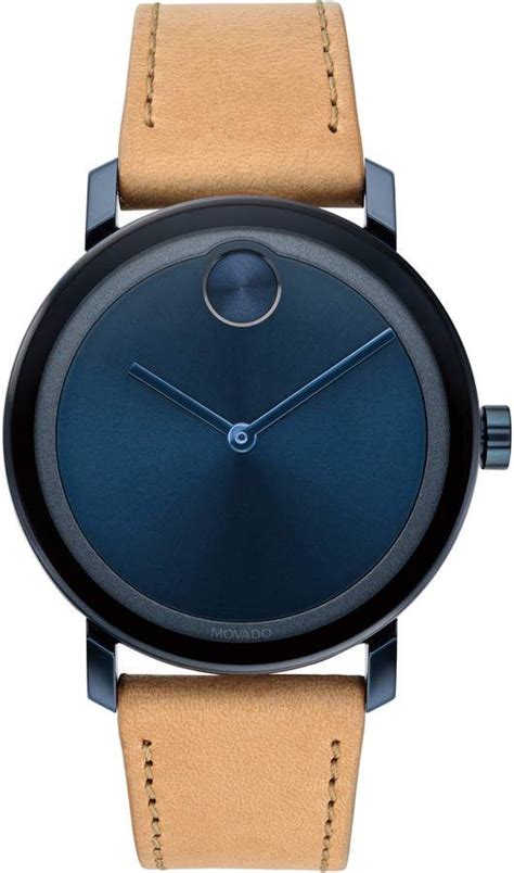 Movado Bold Leather Strap Watch, 40mm | Nordstrom