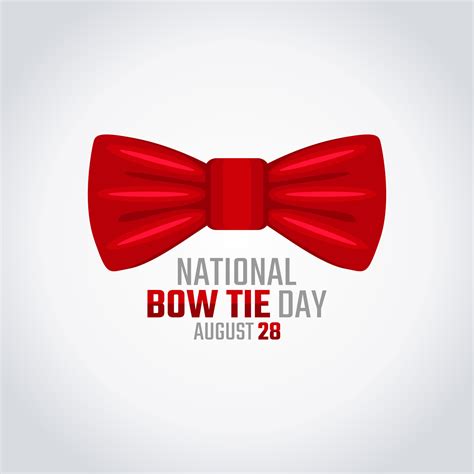 vector graphic of national bow tie day good for national bow tie day ...