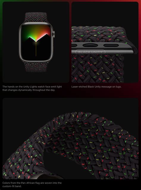 Apple brings new Black Unity Solo Loop and Unity Lights watch face to ...