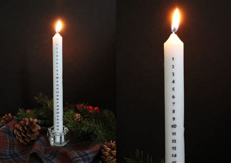 DIY Advent Candle For Christmas