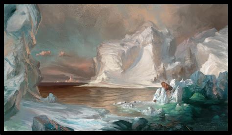 The Icebergs Frederic Edwin Church Study by AnthonyAvon on DeviantArt