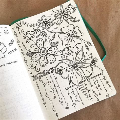 Kara | Boho Berry on Instagram: “Just practicing some early morning doodles and dangles ☺️ I ...