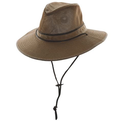 Cotton Safari Hat with Mesh Sidewall | Explorer Hats