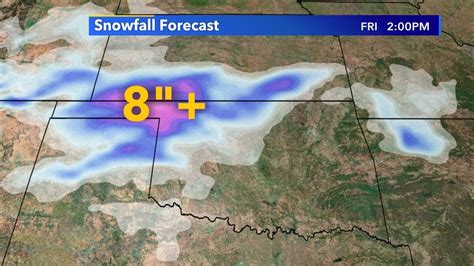 Huge snowfall expected for the panhandle of Oklahoma