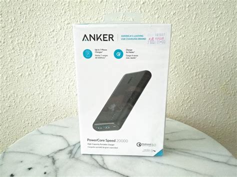 Anker PowerCore Speed 20000 With Qualcomm® Quick Charge 3.0™, Mobile ...