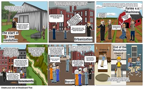 Industrial Revolution Storyboard by b703837e