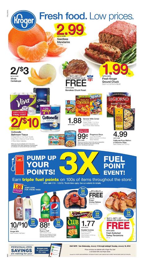 Kroger Weekly Ad January 10 - 16, 2018 - http://www.olcatalog.com ...