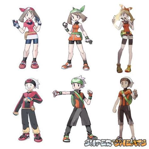 Main Characters - Pokemon Omega Ruby