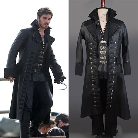 Once Upon A Time Costume Captain Hook Cosplay Costume Full Sets Halloween Party Cosplay CostumeS ...