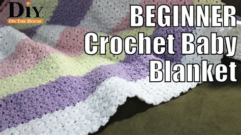 BEGINNER Crochet Baby Blanket - Crochet Pattern Tutorial EASY and FAST - YouTube