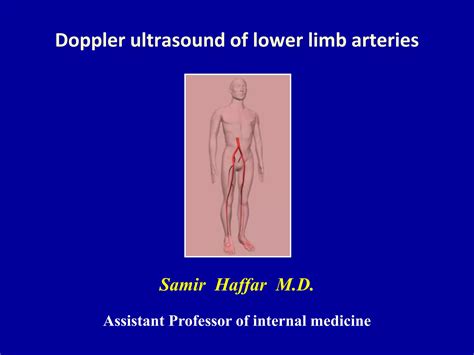 Doppler ultrasound of lower limb arteries | PPT