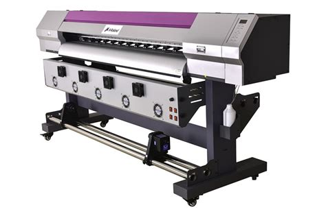 large format printing machine , 1.8m eco solvent printer with two print ...