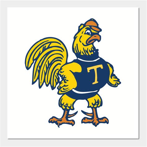 College (ct) Trinity Bantams Wall And Art Print | Trinity Bantams in 2022 | Mascot, College ...