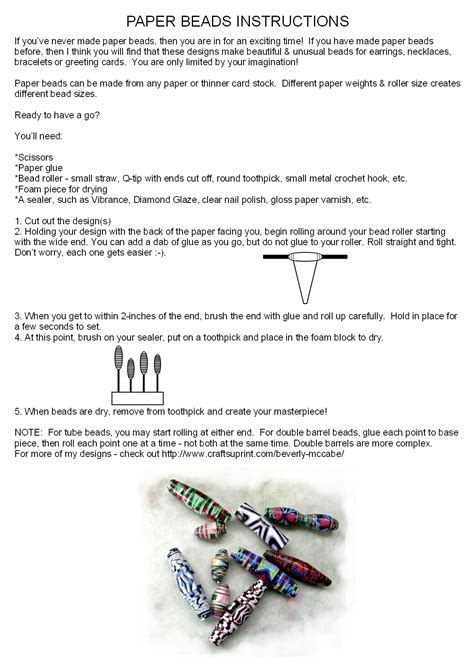 Paper Beads Tutorial