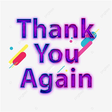 Thank You Blue PNG Picture, Blue Thank You Again Png Purple Gradient Typography, Texture, Thank ...