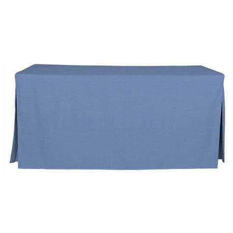 Tablevogue 6-Foot Fitted Folding Table Cover - Blue Chambray - Walmart.com