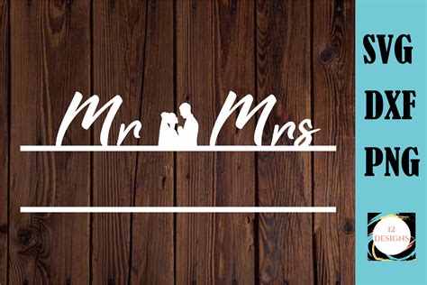 Mr & Mrs Wedding Sign Graphic by 12 DESIGNS · Creative Fabrica