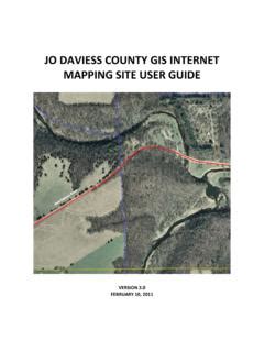 JO DAVIESS COUNTY GIS INTERNET MAPPING SITE USER … / jo-daviess-county-gis-internet-mapping-site ...