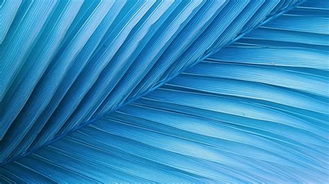 Trendy Blue Geometric Abstract Palm Tree Leaf Texture With Modern Shapes And Lines Background ...