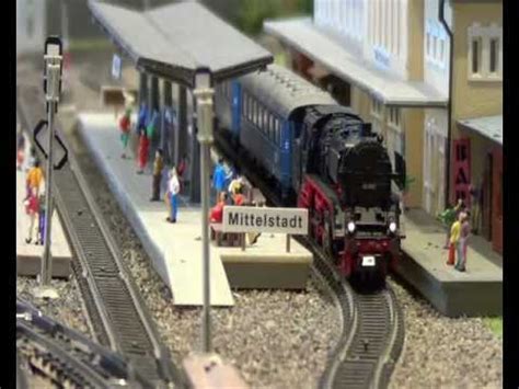 Fleischmann N-scale layout - YouTube