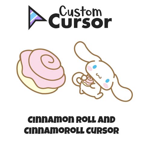 Cinnamon Roll and Cinnamoroll cursor – Custom Cursor