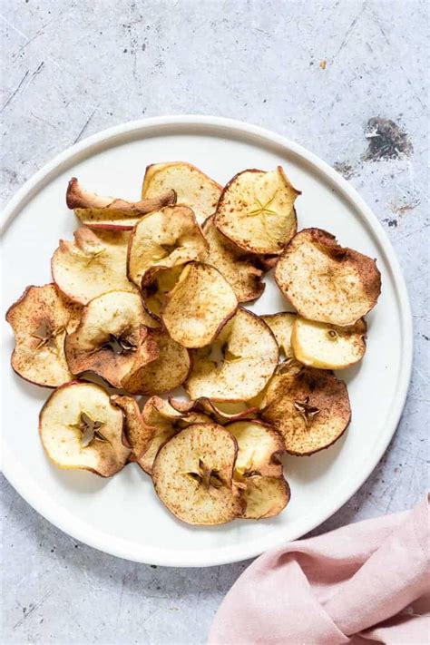 Crispy Air Fryer Apple Chips - Recipes From A Pantry