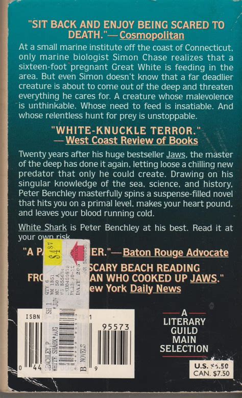 White Shark by Peter Benchley (Paperback: Suspense) 1995