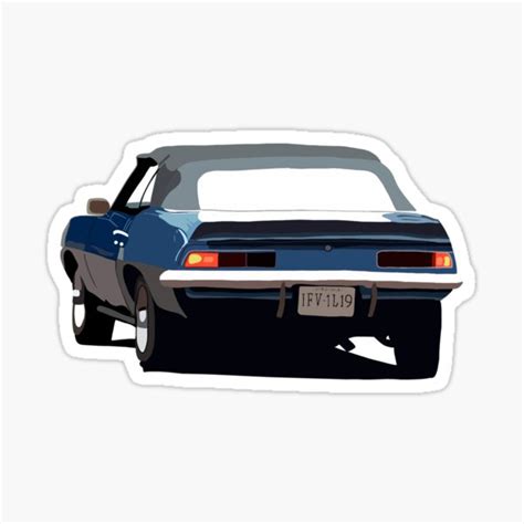 "Damon Salvatore Car" Sticker for Sale by millycunliffe | Redbubble