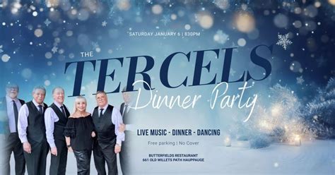 The Tercels ~ A Live Dinner Show , Butterfields Hauppauge, 6 January 2024 | AllEvents.in