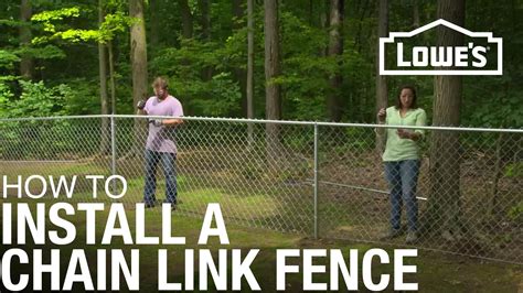 Install a Chain-Link Fence