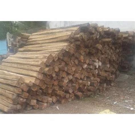 Dark Brown Round African Teak Wood at best price in Nagpur | ID: 8256492888