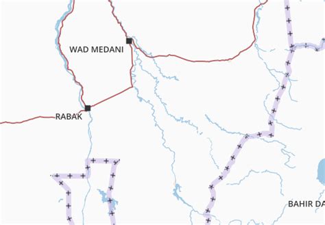 MICHELIN Sennar map - ViaMichelin