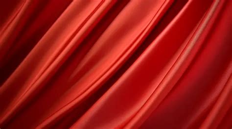 Background Showcasing A Pleated Red Fabric Texture, Clothes Texture, Textile Background, Cloth ...